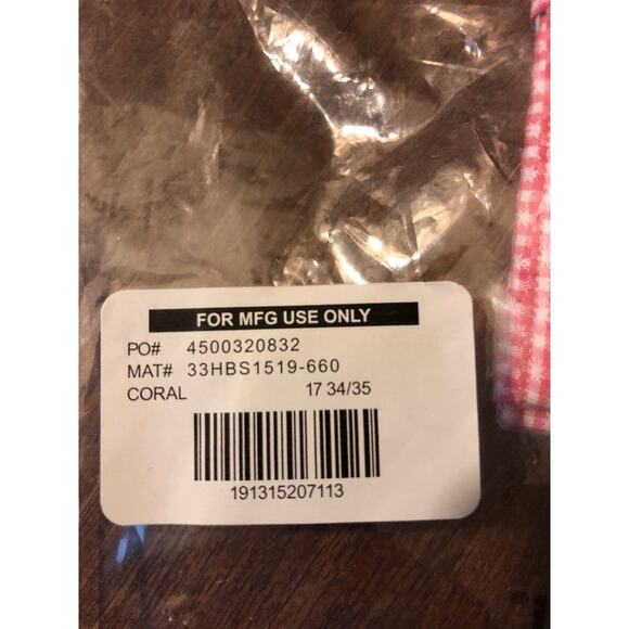 Ben Sherman Tailoring Office Stretch Collar 17 14 - 15 Coral Button Up Shirt - Picture 9 of 10